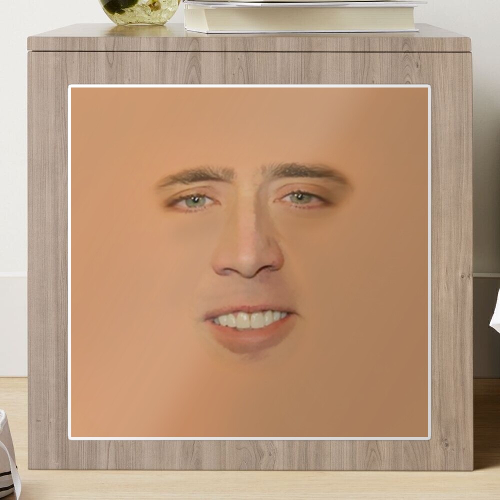 Nicolas Cage Meme Baggy Pants Funny Face Collage Kawaii Oversize