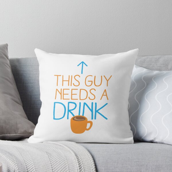 Item preview, This guy needs a drink (coffee cup) designed and sold by jazzydevil.