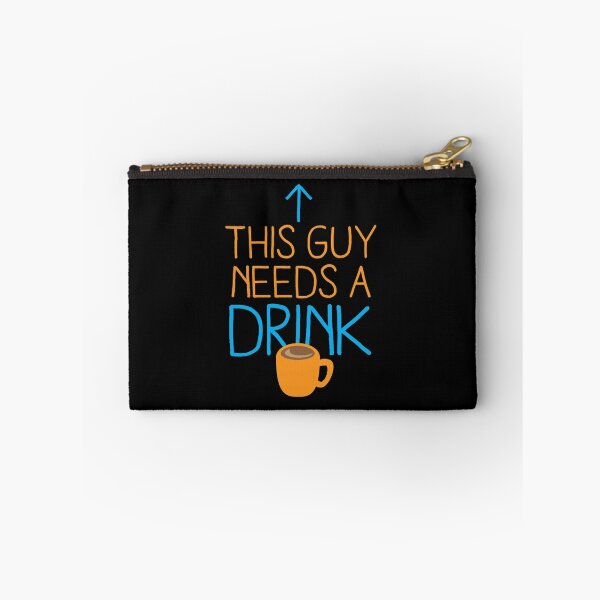 Item preview, This guy needs a drink (coffee cup) designed and sold by jazzydevil.
