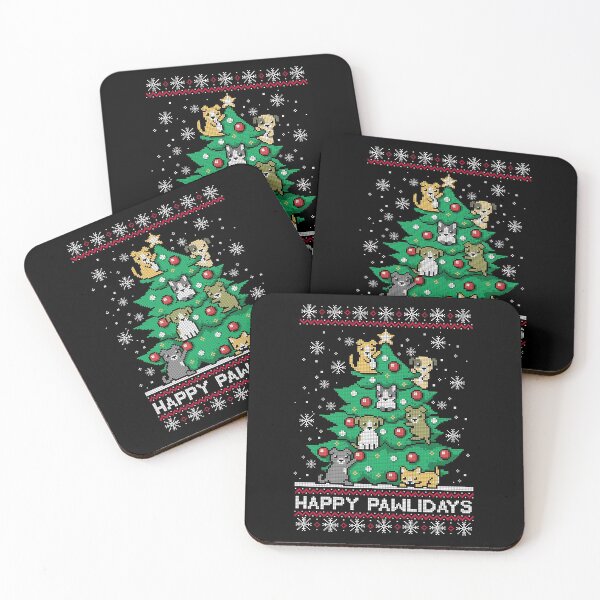 Item preview, Happy pawlidays ugly christmas sweater designed and sold by NemiMakeit.