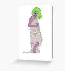 Green Fairy Greeting Card