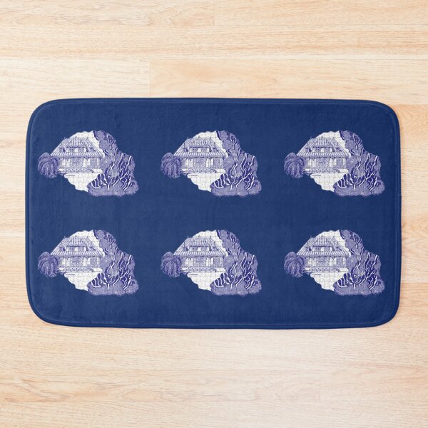 Item preview, Reunion Island, France, puzzle style, in blue designed and sold by Catherine Debusne.
