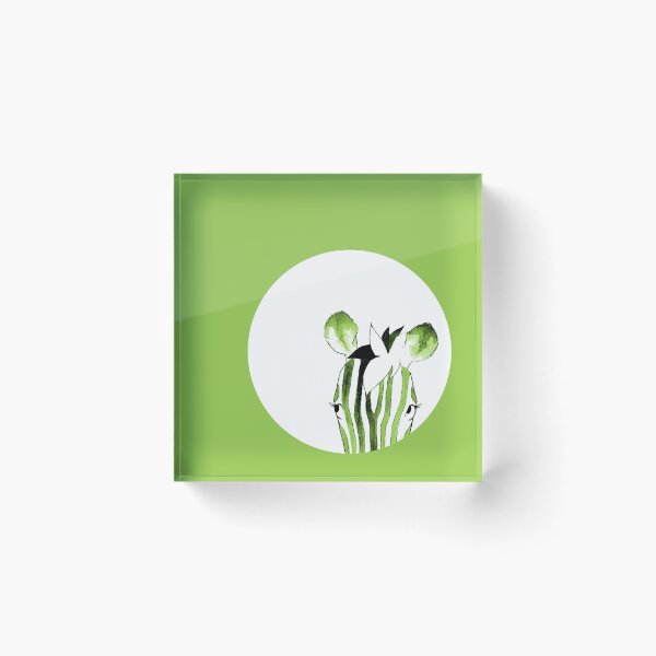 Item preview, Green Watercolour Zebra designed and sold by Blank Expectations.