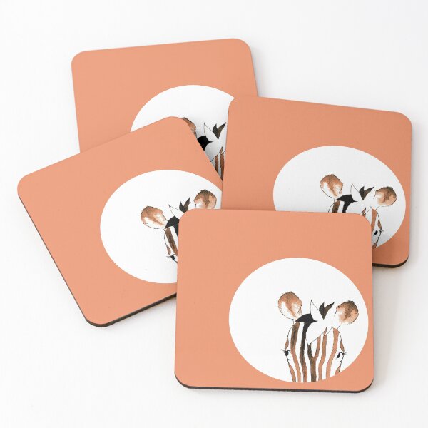Item preview, Orange Watercolour Zebra designed and sold by Blank Expectations.