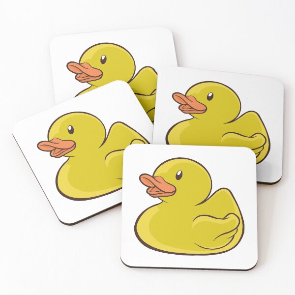 Item preview, Squeaky duckling duck yellow design designed and sold by KleinJenny.