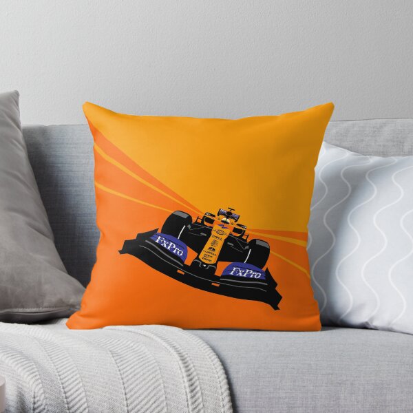 Lando Norris, McLaren, F1, 2019 Throw Pillow