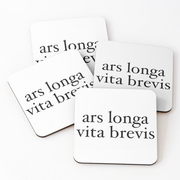 Item preview, ars longa, vita brevis (life is short, art is long) designed and sold by Paige Harken Design.