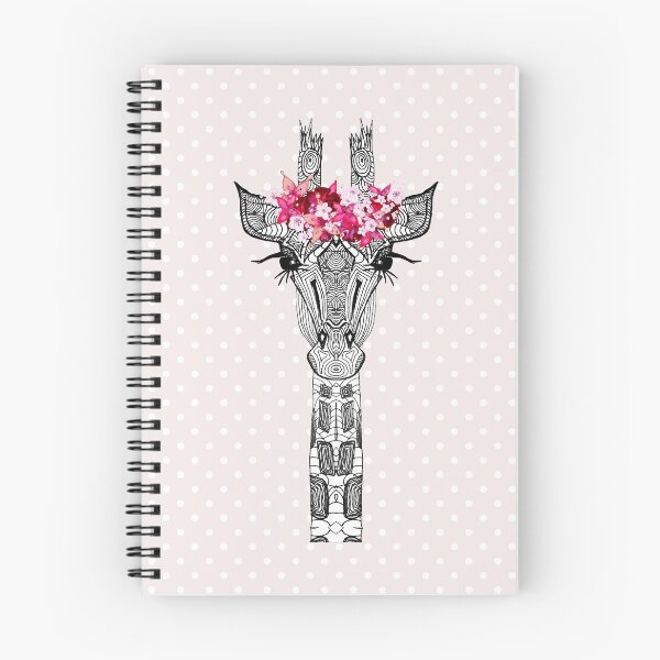 Item preview, FLOWERGIRL GIRAFFE BLUSH DOTS by Monika Strigel designed and sold by SunlightStudios.