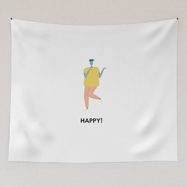 Item preview, Happy Symbol of a man playing designed and sold by TextyQuotes.