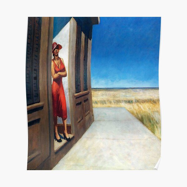 Carolina Morning-Edward Hopper Póster
