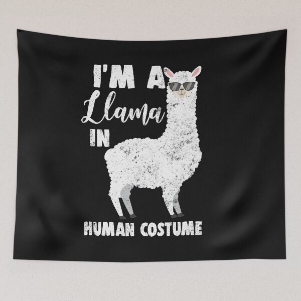 Item preview, I'm A Llama In A Human Costume Tee Funny Llama Gift designed and sold by findgreatshirts.