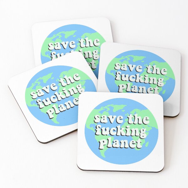 Item preview, save the fucking planet designed and sold by Paige Harken Design.
