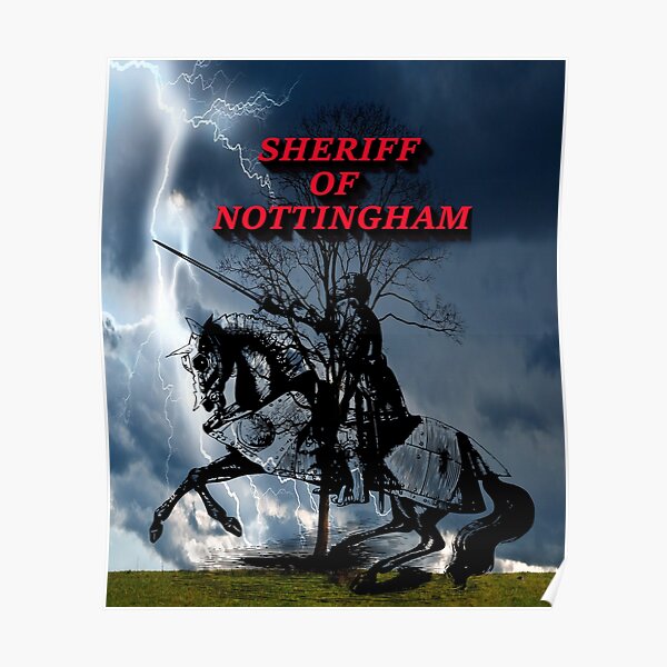 Poster Sheriff Von Nottingham Redbubble