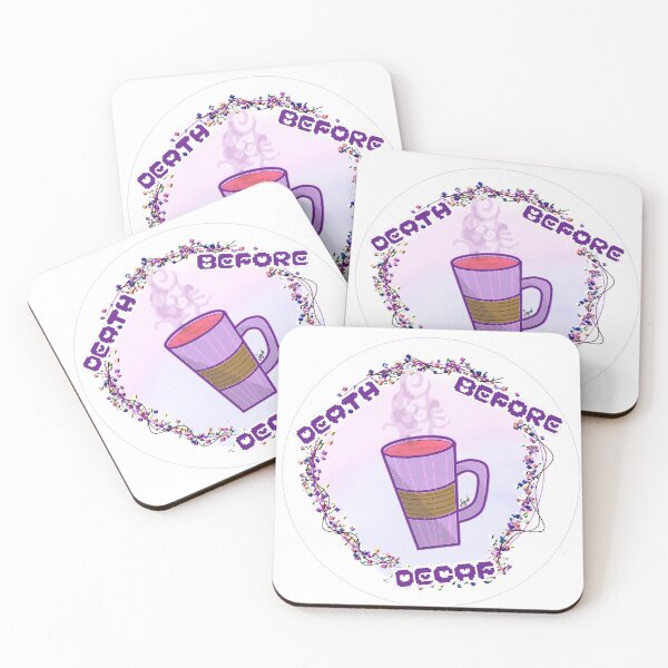 Item preview, Death Before Decaf designed and sold by Aria Gauthier.