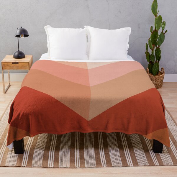 Item preview, Minimal Chevron Pattern - Tribal terracotta, beige and pink designed and sold by Dominiquevari.