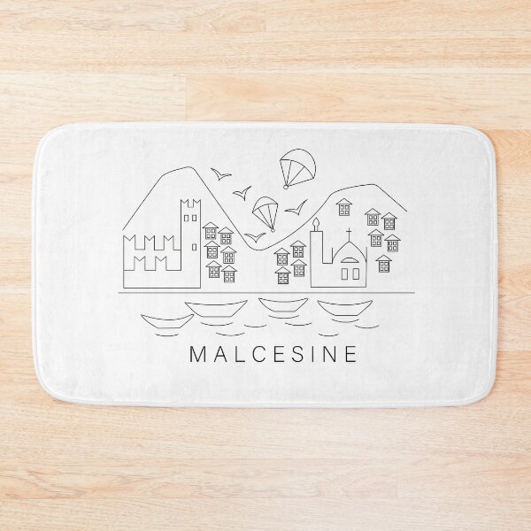 Item preview,  Malcesine Town Line Art designed and sold by firmine417.