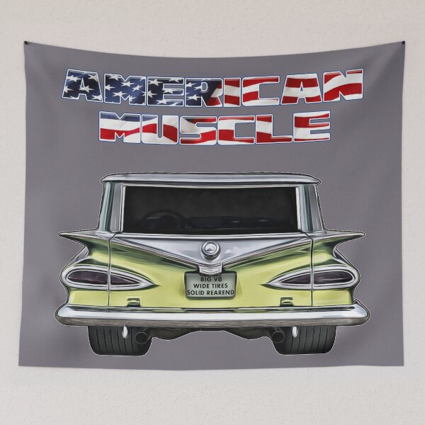 Item preview, 1959 Hotrod Muscle Car Oldtimer Youngtimer 59 designed and sold by Synonym9.