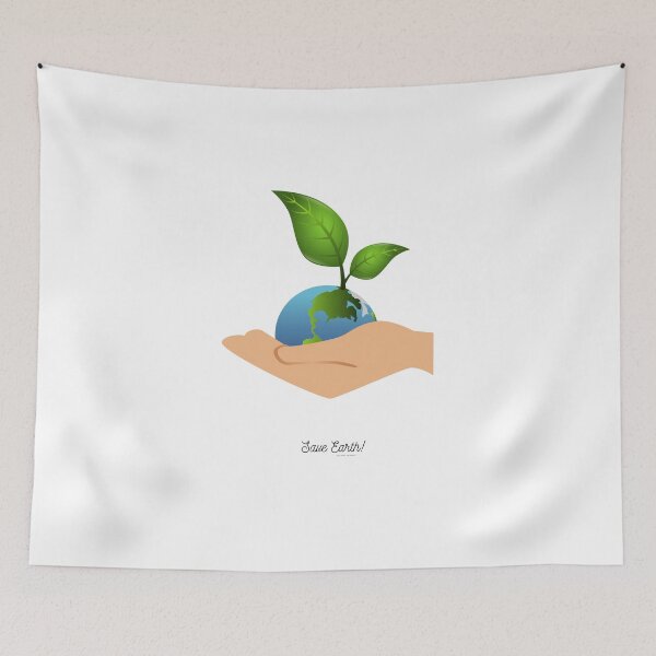 Item preview, Save Earth Slogan designed and sold by TextyQuotes.