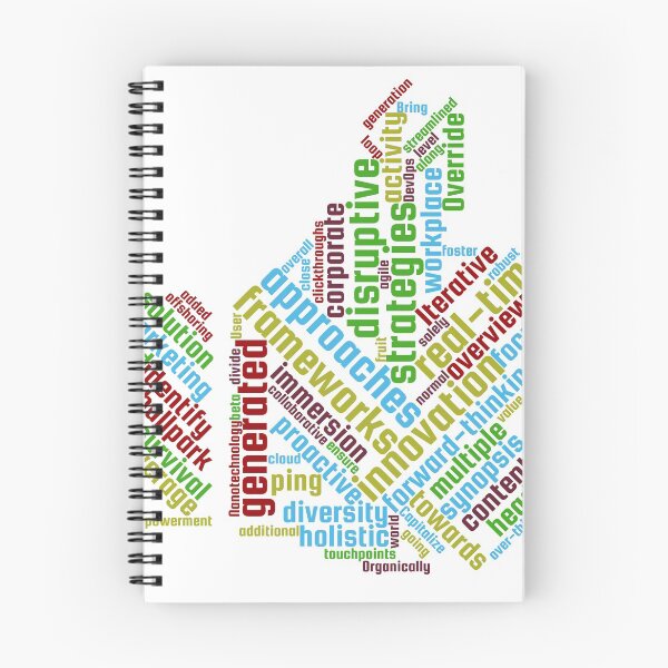 Item preview, Corporate Jargon / Business Speak Wordcloud designed and sold by Grathicks.