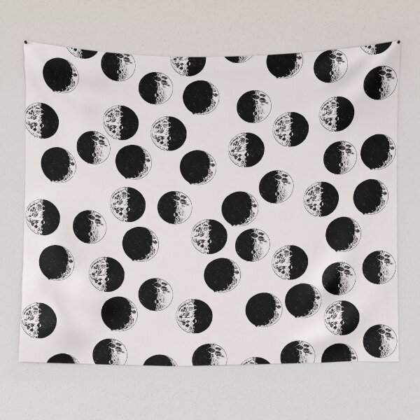 Item preview, Moon phase on pink background designed and sold by kapotka.