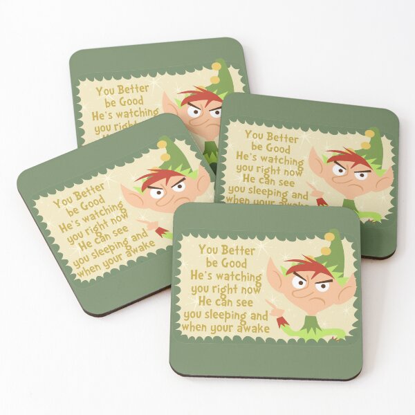 Item preview, naughty or nice designed and sold by Wonderful world of whimsical Art of yesteryear and today .