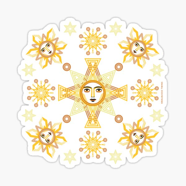 Snowflakes Collection by ©Balbusso Twins Sticker