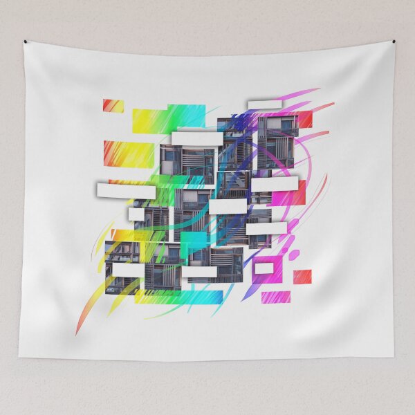 Item preview, Abstract bright composition with windows designed and sold by timakuzmenko.