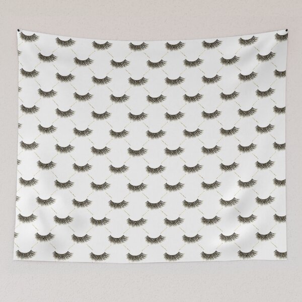 Item preview, Lashes with gold glitter  pattern designed and sold by sashica.