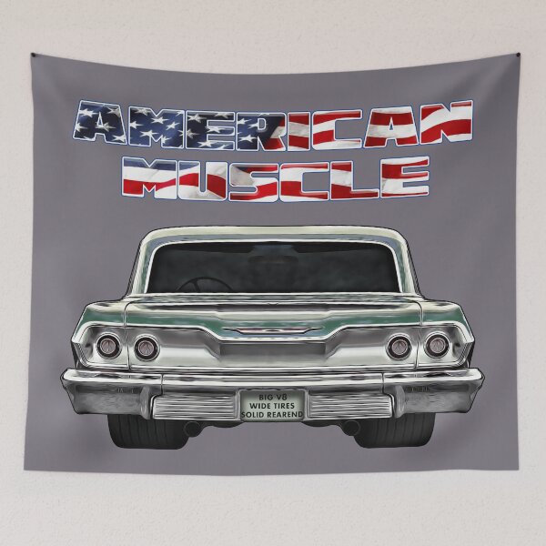 Item preview, 1963 Hotrod Muscle Car Oldtimer Youngtimer 63 designed and sold by Synonym9.