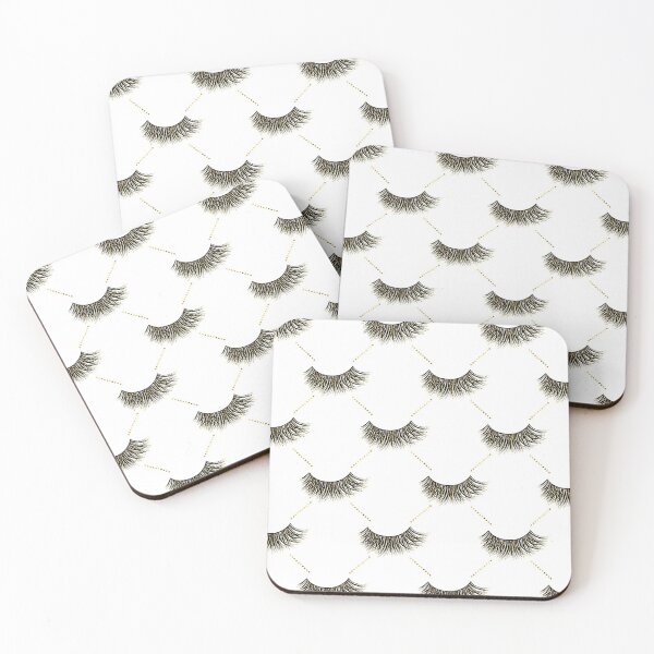 Item preview, Lashes with gold glitter  pattern designed and sold by sashica.