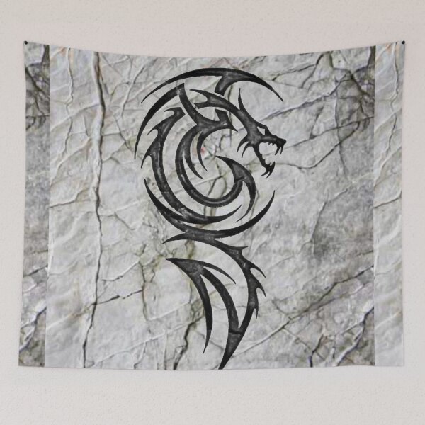 Item preview, rocky tribal dragon designed and sold by attracdionz.