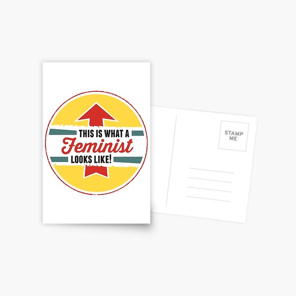 This is what a Feminist Looks Like Postcard