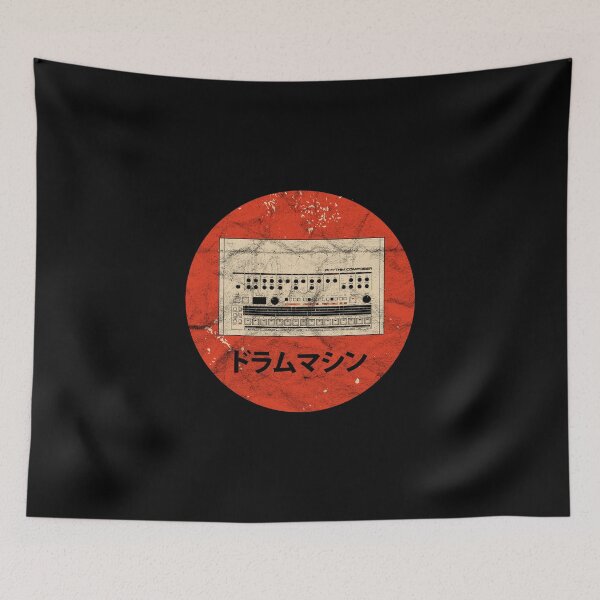 Item preview, Drum Machine Synthesizer Analog Synth Techno Vintage Beat design designed and sold by A-Fashion.