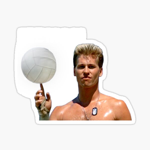 Top Gun Val Kilmer Sticker