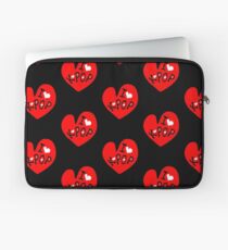 I love k-pop txt heart vector graphic line art Laptop Sleeve