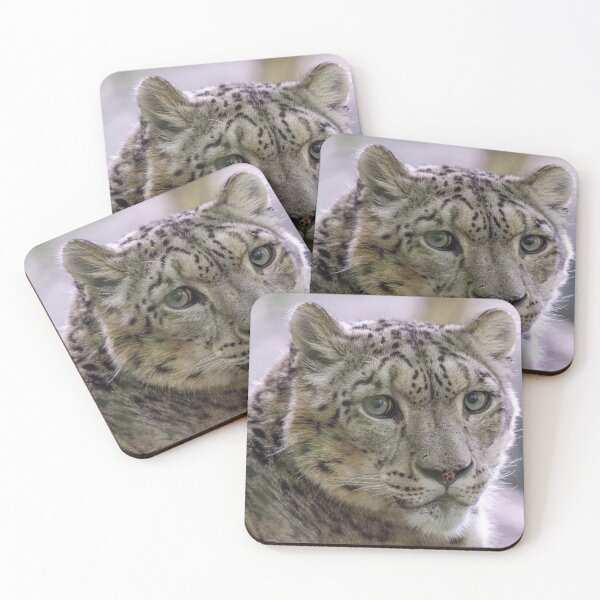 Item preview, Snow leopard portrait designed and sold by photosbygemmad.