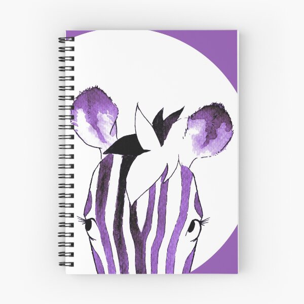 Item preview, Purple Watercolour Zebra designed and sold by Blank Expectations.