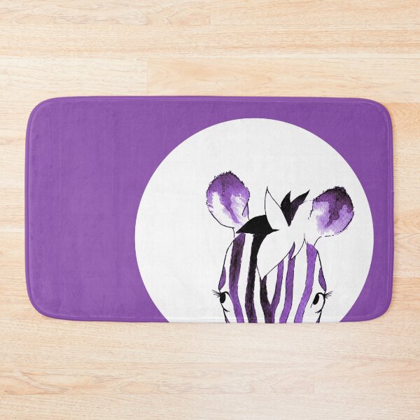 Item preview, Purple Watercolour Zebra designed and sold by Blank Expectations.