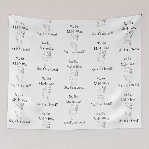 Item preview, Malinois pronunciation guide, black for light items designed and sold by Mat Dixon.