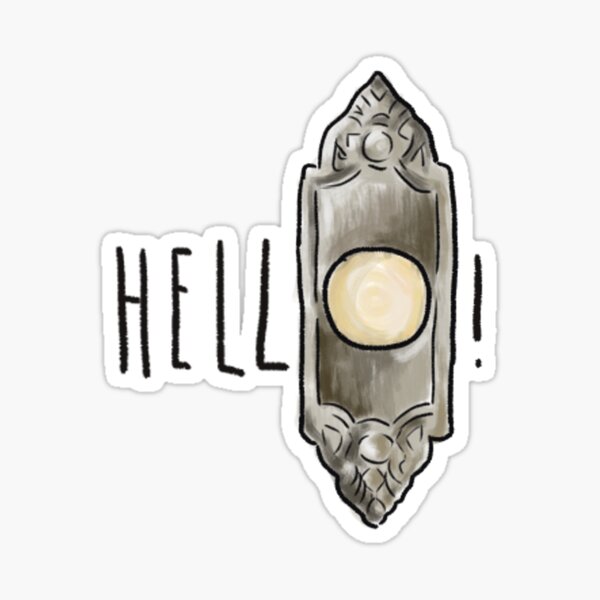 doorbell sticker