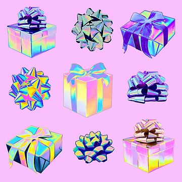 Artwork thumbnail, Happy HoloDaze Gifts Pink! by dinaaaaaah