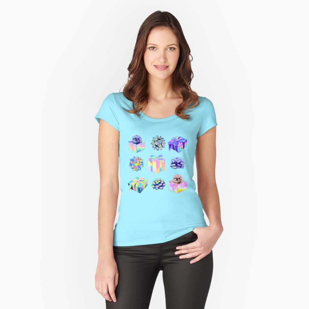 Item preview, Fitted Scoop T-Shirt designed and sold by dinaaaaaah.