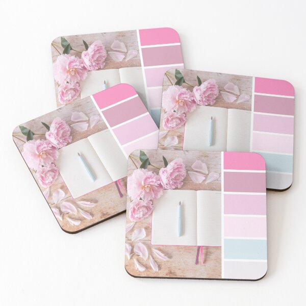 Item preview, Peony Colour Palette in pastel pinks designed and sold by Zoe Power.