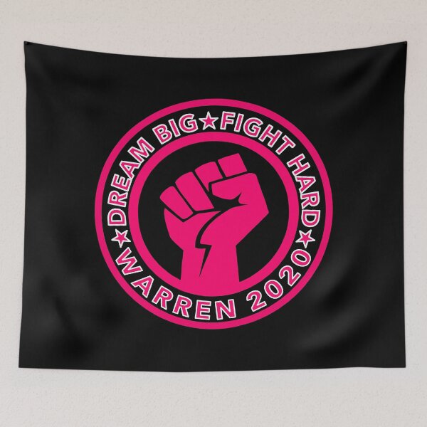 Item preview, Warren 2020 - Dream Big Fight Hard designed and sold by Thelittlelord.
