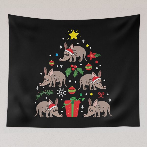 Item preview, Aardvark Christmas Ornament Tree designed and sold by rafaeltto.