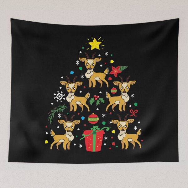 Item preview, Antelope Christmas Ornament Tree designed and sold by rafaeltto.