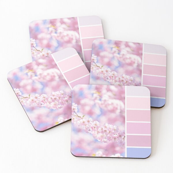 Item preview, Cherry Blossom Colour Palette in pastel pinks designed and sold by Zoe Power.