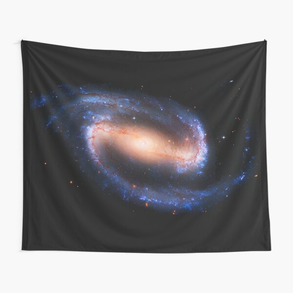 Barred Spiral Galaxy Tapestry