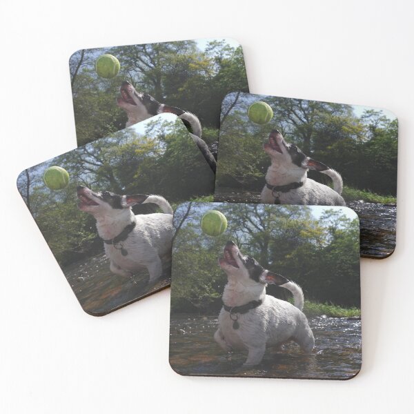 Item preview, Jack Russell playing in stream designed and sold by turniptowers.