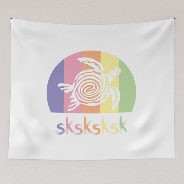 Item preview, Sksksksk and I oop Save the turtles Basic Girl Sticker Gift designed and sold by theshirtinator.